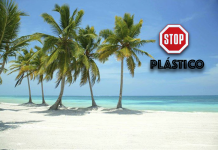 Caribe isla de plástico