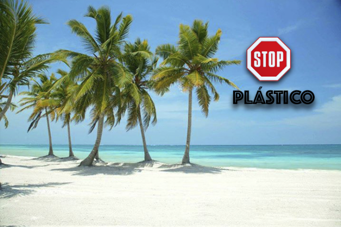 Caribe isla de plástico